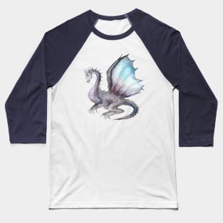 Watercolor Dragon Baseball T-Shirt